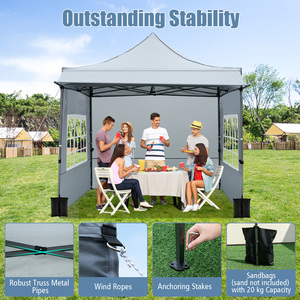 Pop Up Canopy Tent with 3 Sidewalls