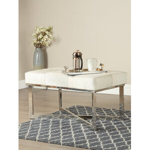 Kensington Townhouse Grey Hair on Leather Bench