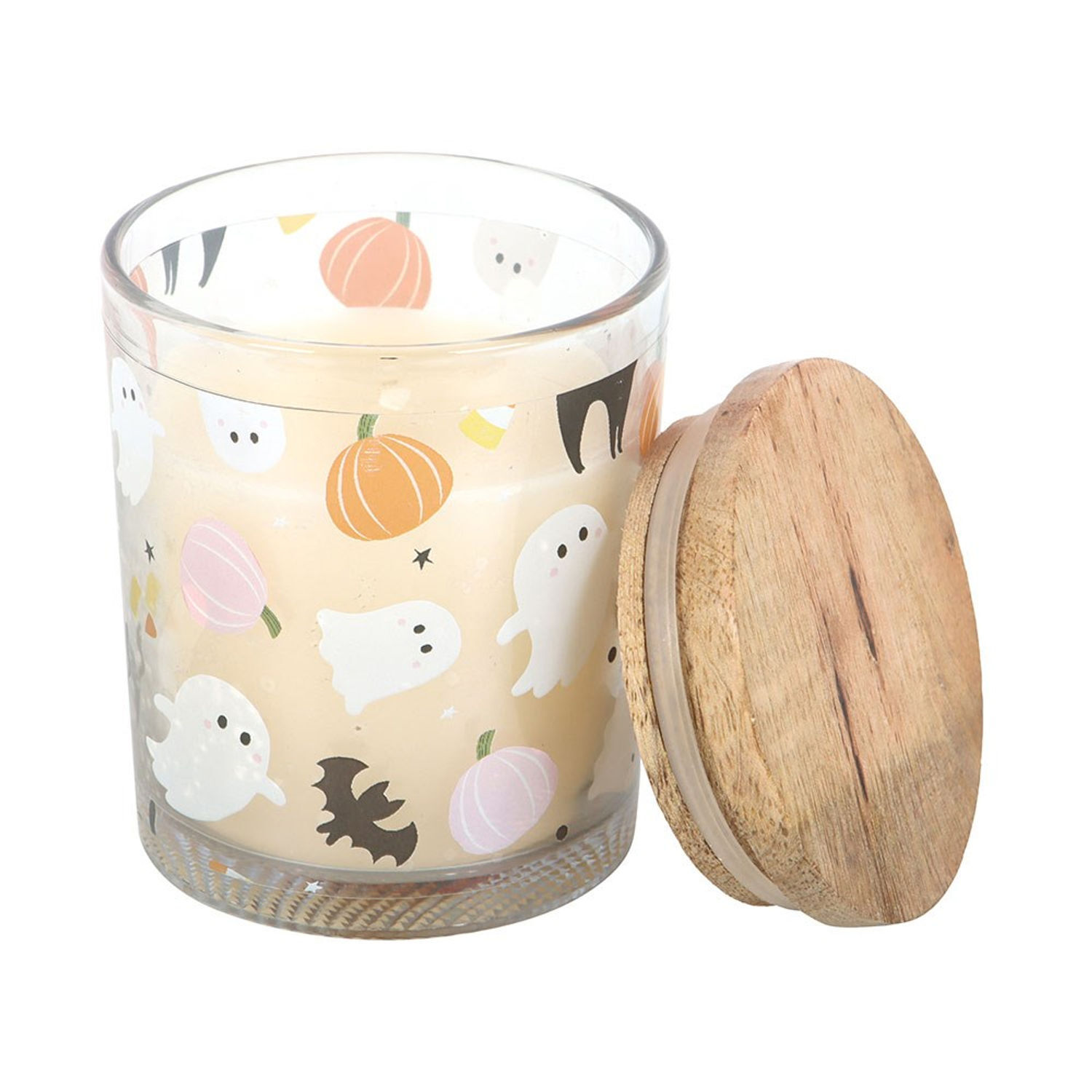 Something Different Candy Corn Halloween Scented Candle - White