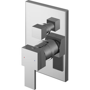 Betley Contemporary Bathroom Square Concealed Manual Shower Valve with Diverter