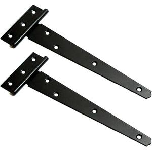 Dzina Tee Hinge Standard 200mm (8 Inch) Black (1 Pairs)