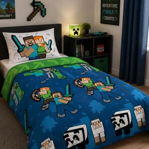 Minecraft Pixel Friends Duvet Cover Set
