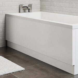 White Gloss Bath Panel 1800mm - Side Acrylic