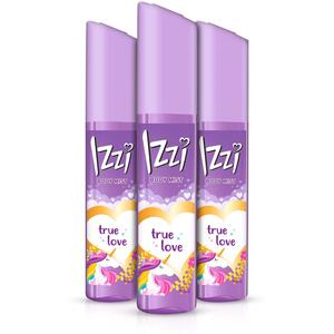 Izzi True Love Body Mist 100ml - Pack of 3