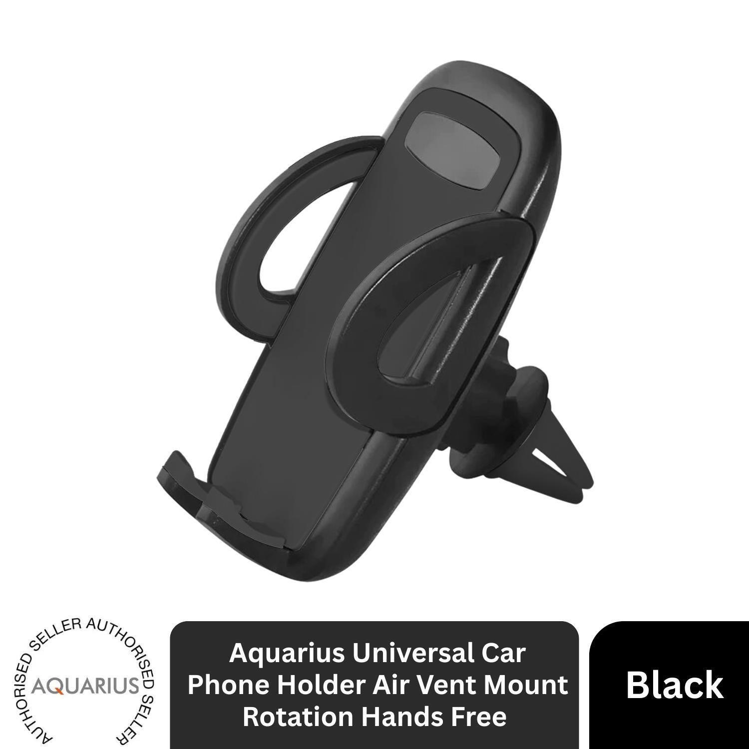 Aquarius Universal 360 Air Vent Car Phone Holder Mount - Black