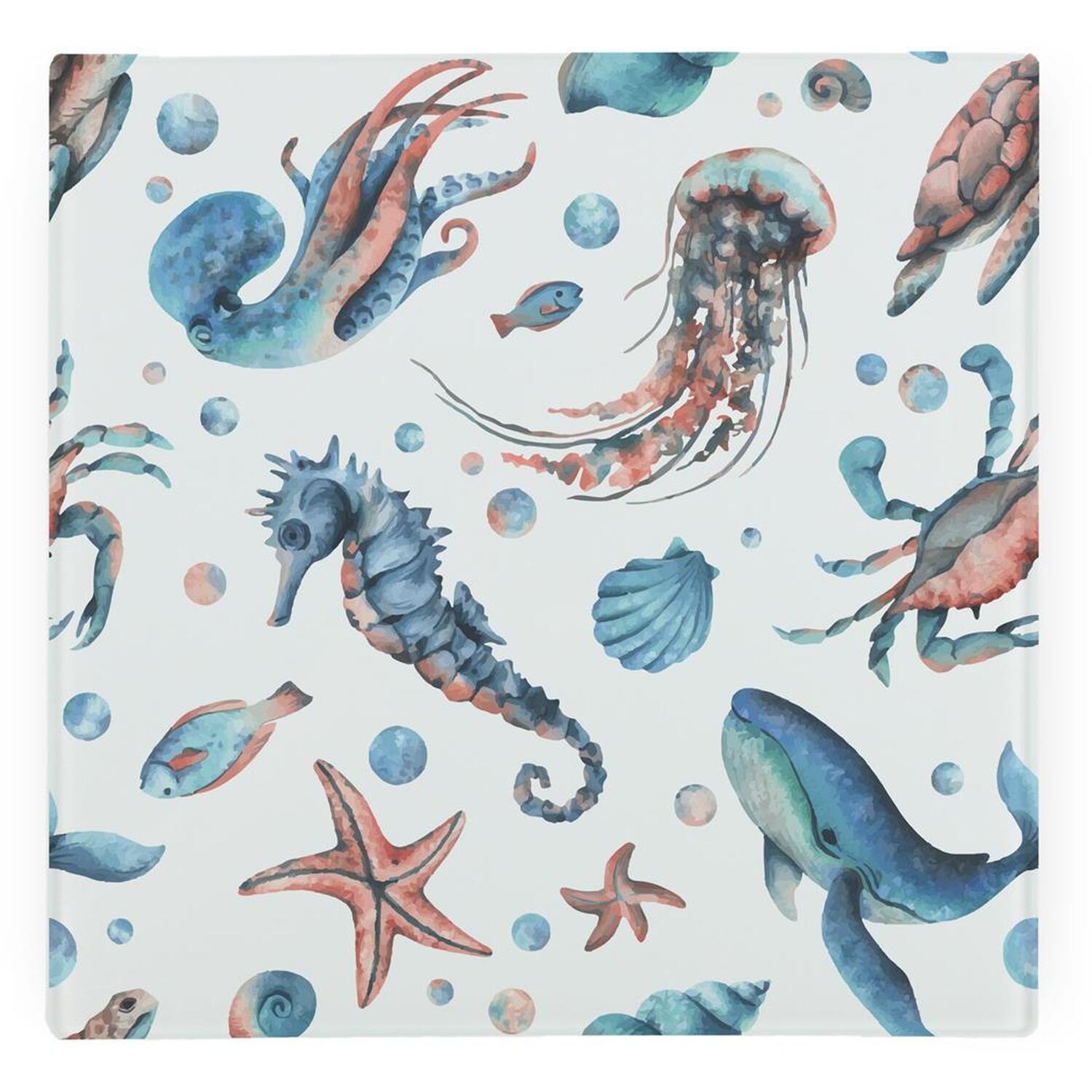 Image of Sea Life Glass Hot Pot Stand&hellip;