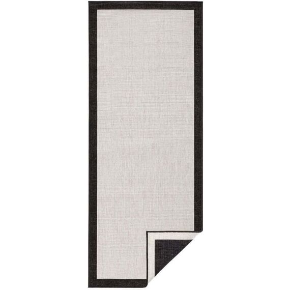 Reversible Panama Indoor & Outdoor Rug Black