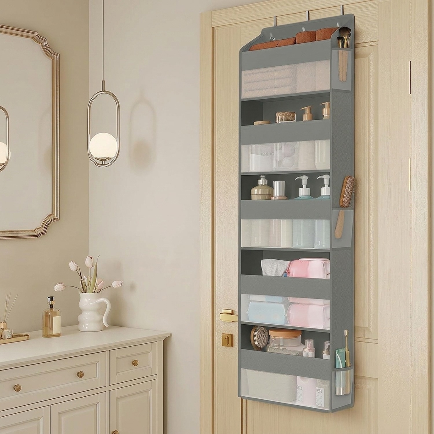Image of SONGMICS Door Hanging Storage Organiser, Set&hellip;