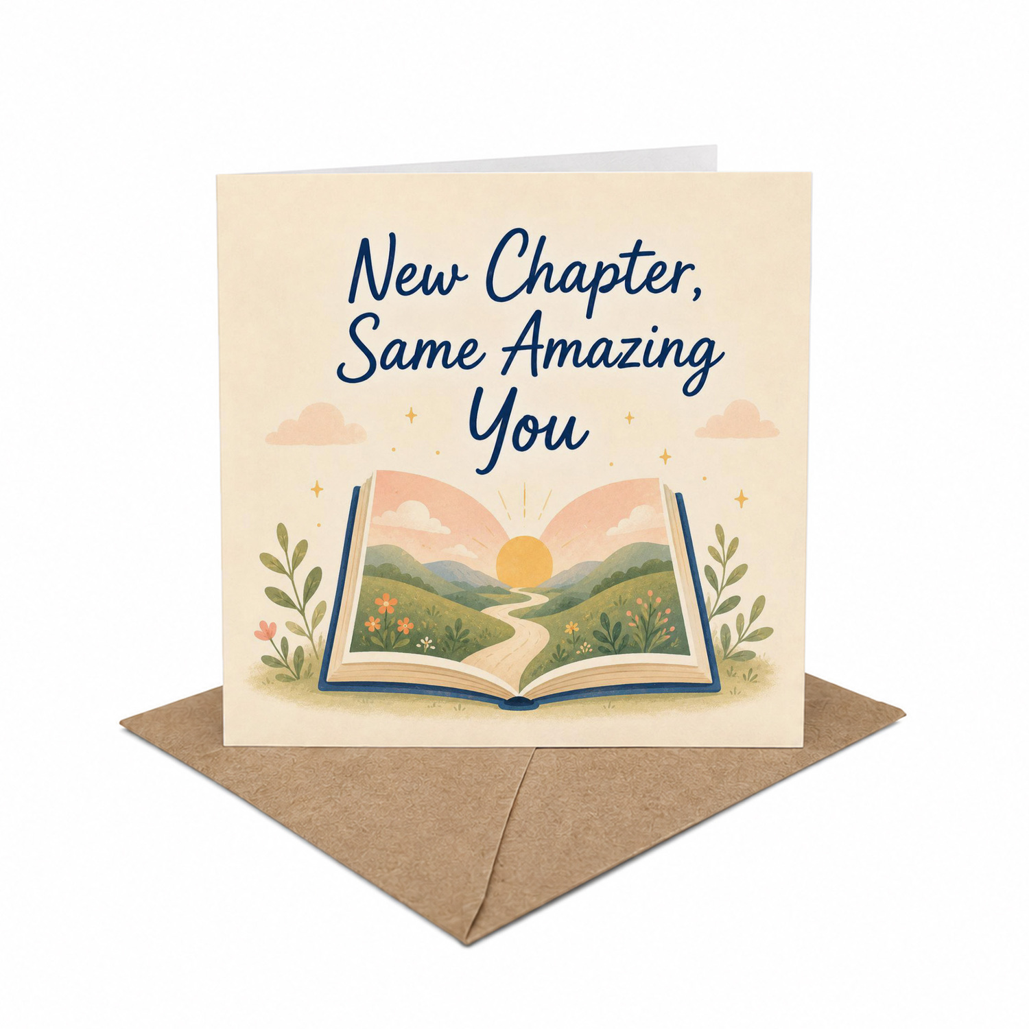 Brightfeel New Chapter Same Amazing You Encouragement Greeting Card - Multi