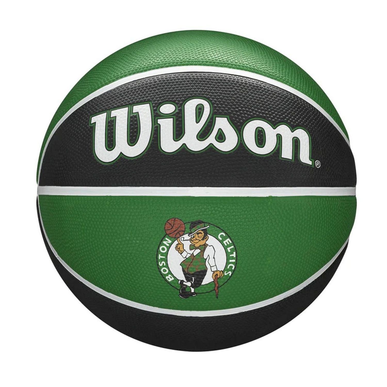 Wilson Team Tribute Boston Celtics Leather Basketball - Green/Black