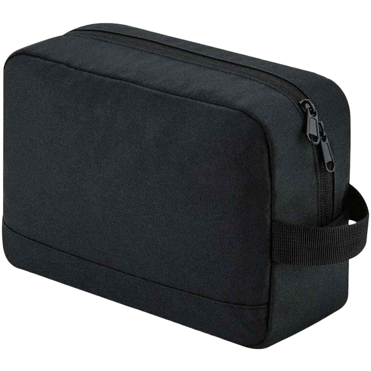 Bagbase Unisex Adult Essentials Recycled Toiletry Bag - Black