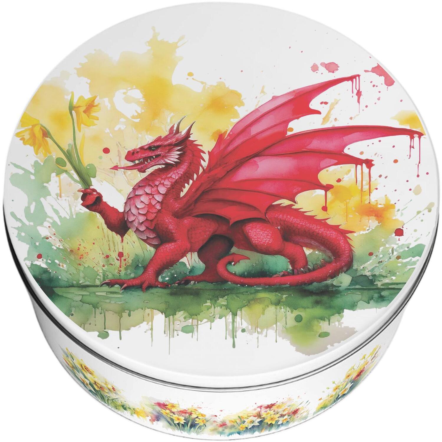Image of Daffodils & Dragon Large Cake Tin&hellip;