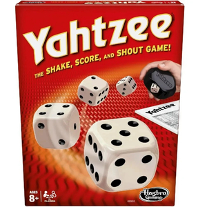 Hasbro Yahtzee Score Pad Board Game