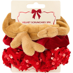 Pack of 3 Velvet Scrunchies