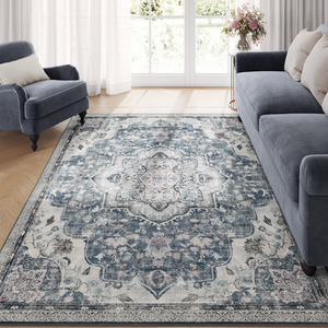 SONGMICS Area Rug, Non-Slip Carpet, Traditional Vintage Style