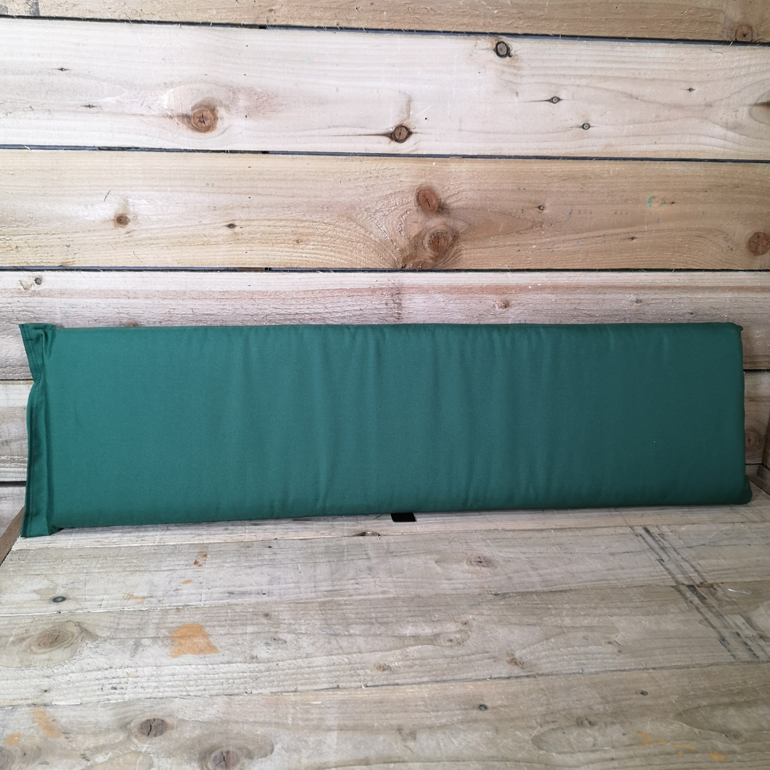 Samuel Alexander Charles Taylor Three-Seater Bench Back Cushion, Green - Green