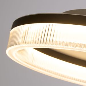Black LED Ceiling Flush