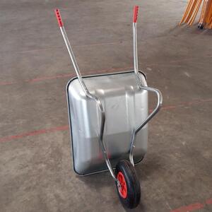 Silver Heavy Duty 65 Litre Wheelbarrow shot 18790349