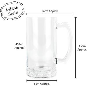 Novelty Silly Goose Glass Tankard Stein