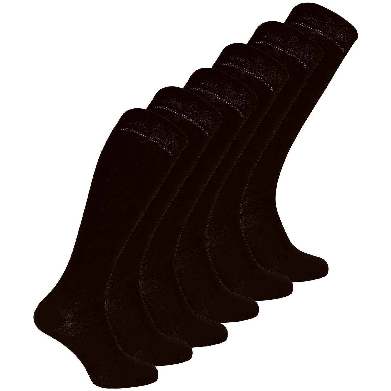 Sock Snob 6 Pairs Ladies Knee High Bamboo Socks - Image 4