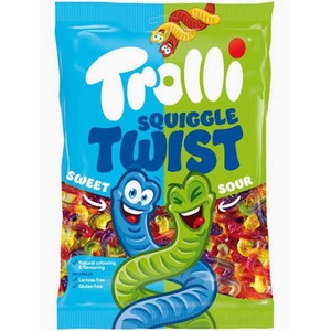 Sweet Things Trolli Squiggle Twist Bag  3 Pack