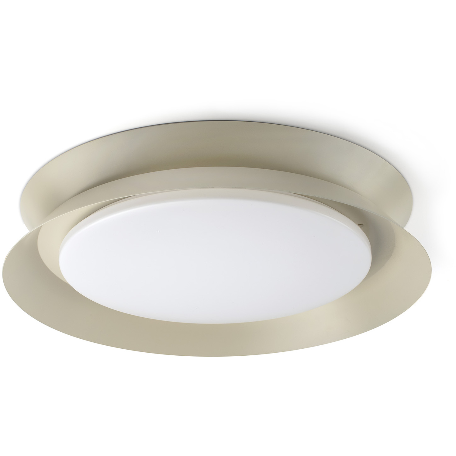 Netlighting Unisex Light Grey Tender Flush Ceiling Light 2700K - Image 3