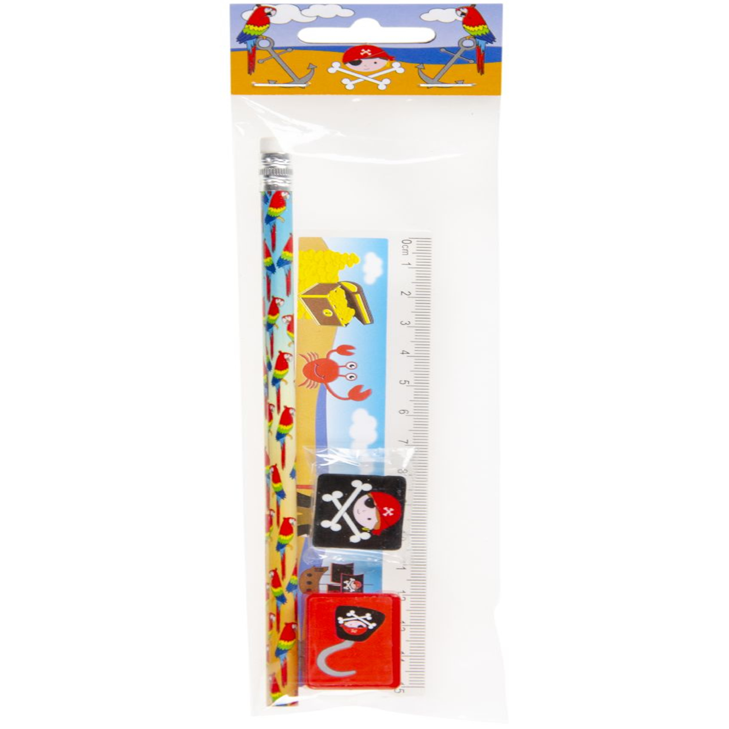 Lg-Imports Pirate Stationery Set - White