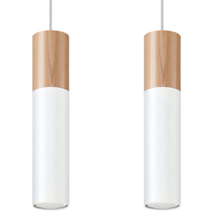 Pendant lamp PABLO 2 white