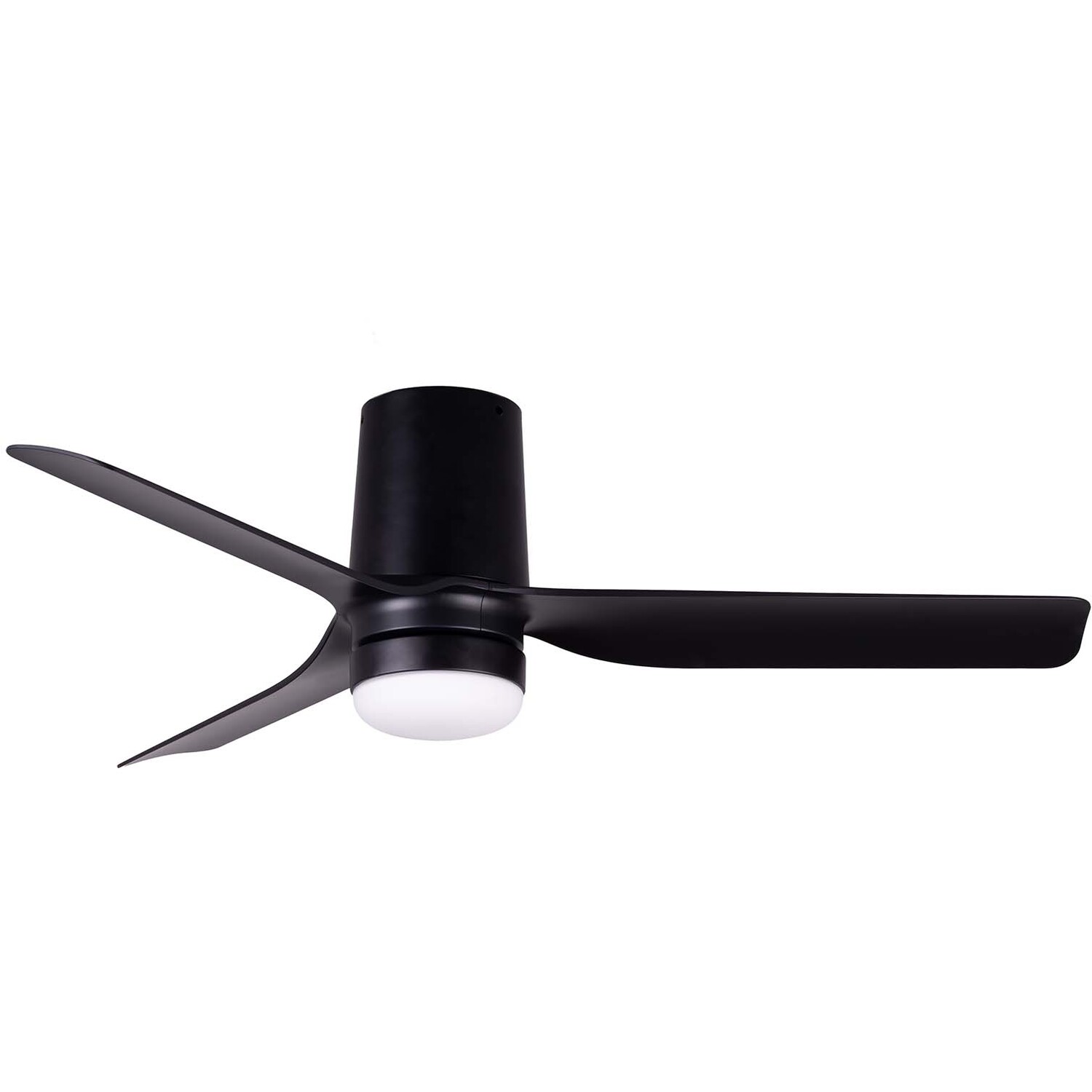 B&Q - Luminosa Mini Punt Tub 90Cm Led Ceiling Fan Matt Black Cct - Image 2