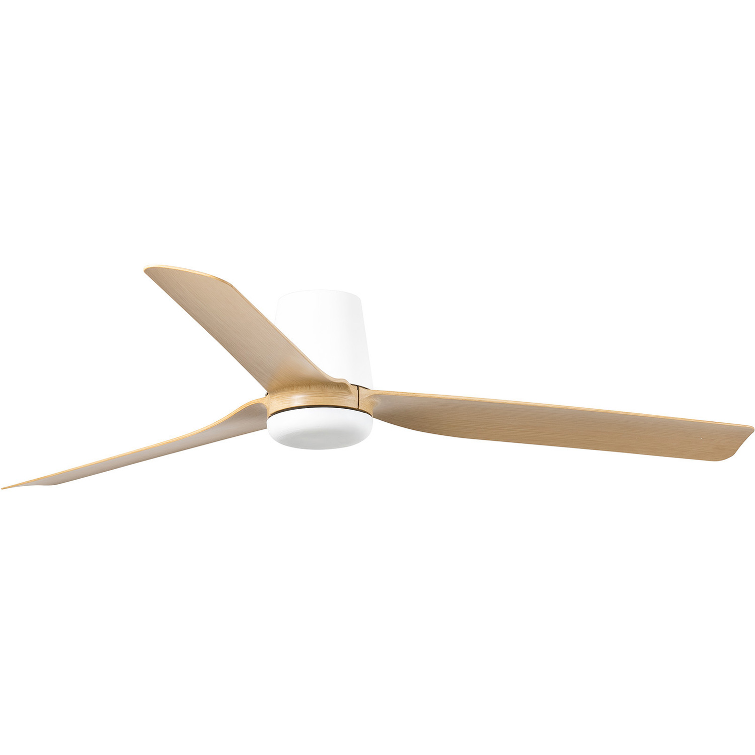 B&Q - Luminosa Punt Tub Medium WhiteLight Wood Dc Ceiling Fan 6 Speed - Image 2