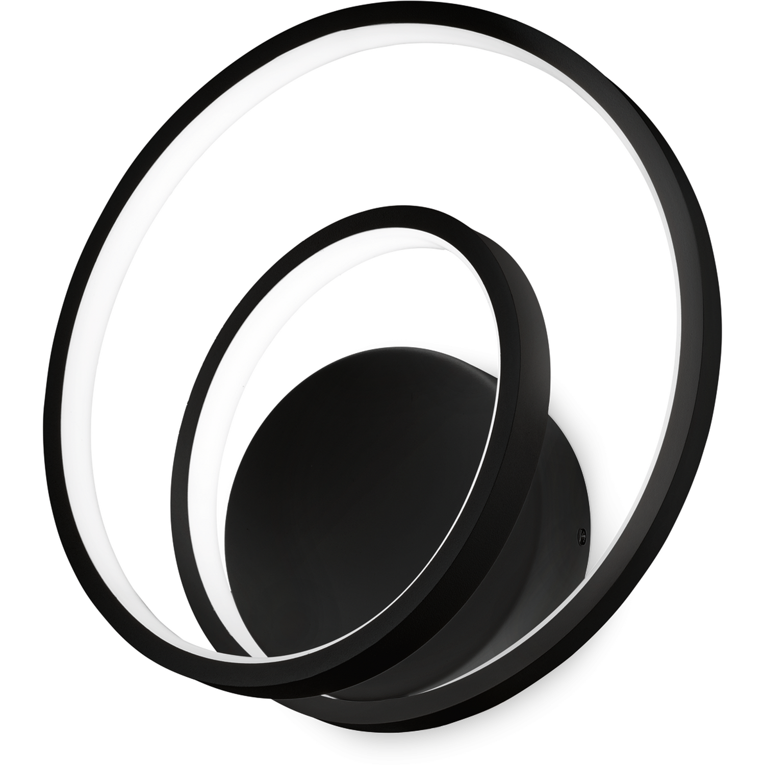 Ideal Lux Lighting Wall Light Black C - Black