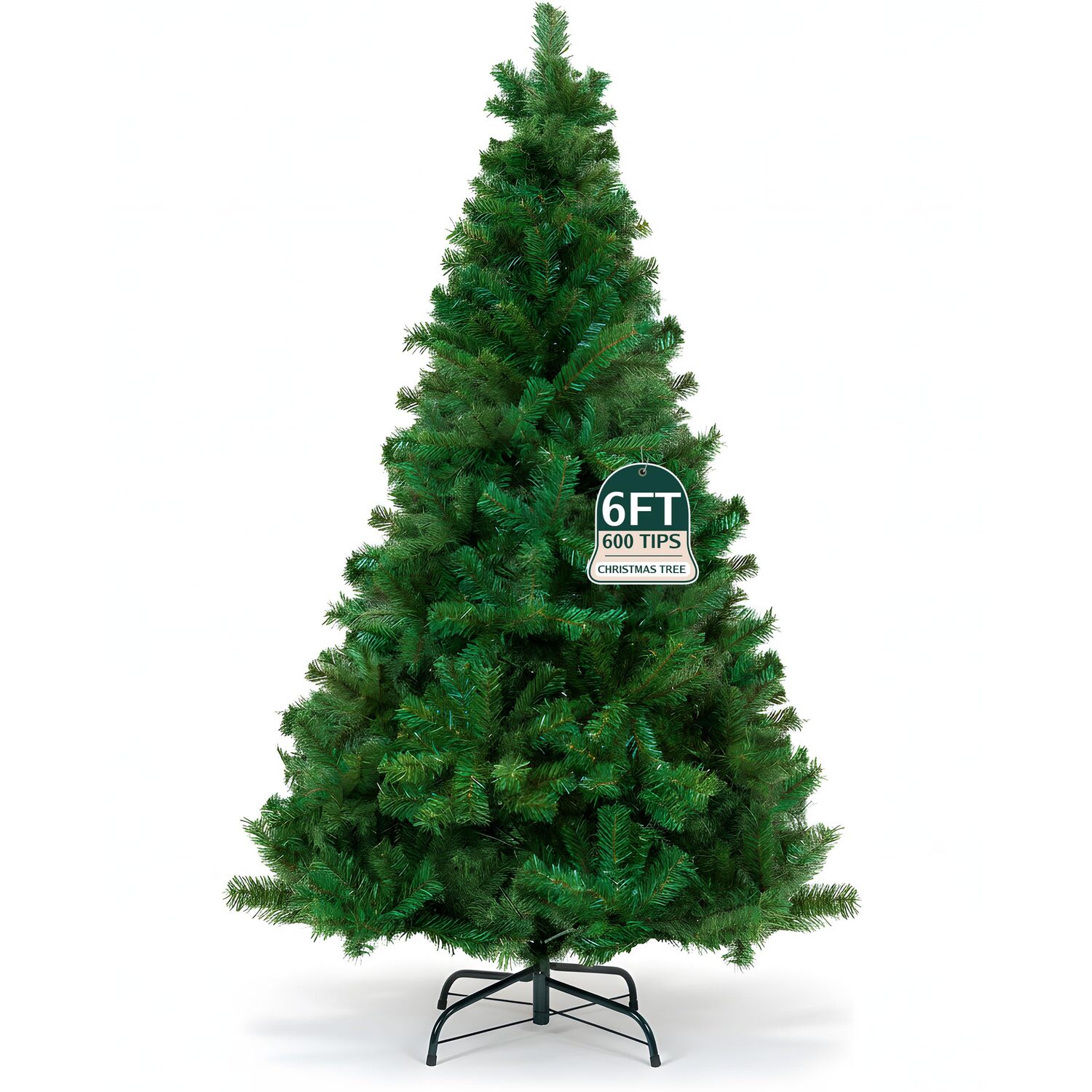 Pelle & Sol 6Ft Artificial Christmas Tree With 550 Tips - Green / 6Ft