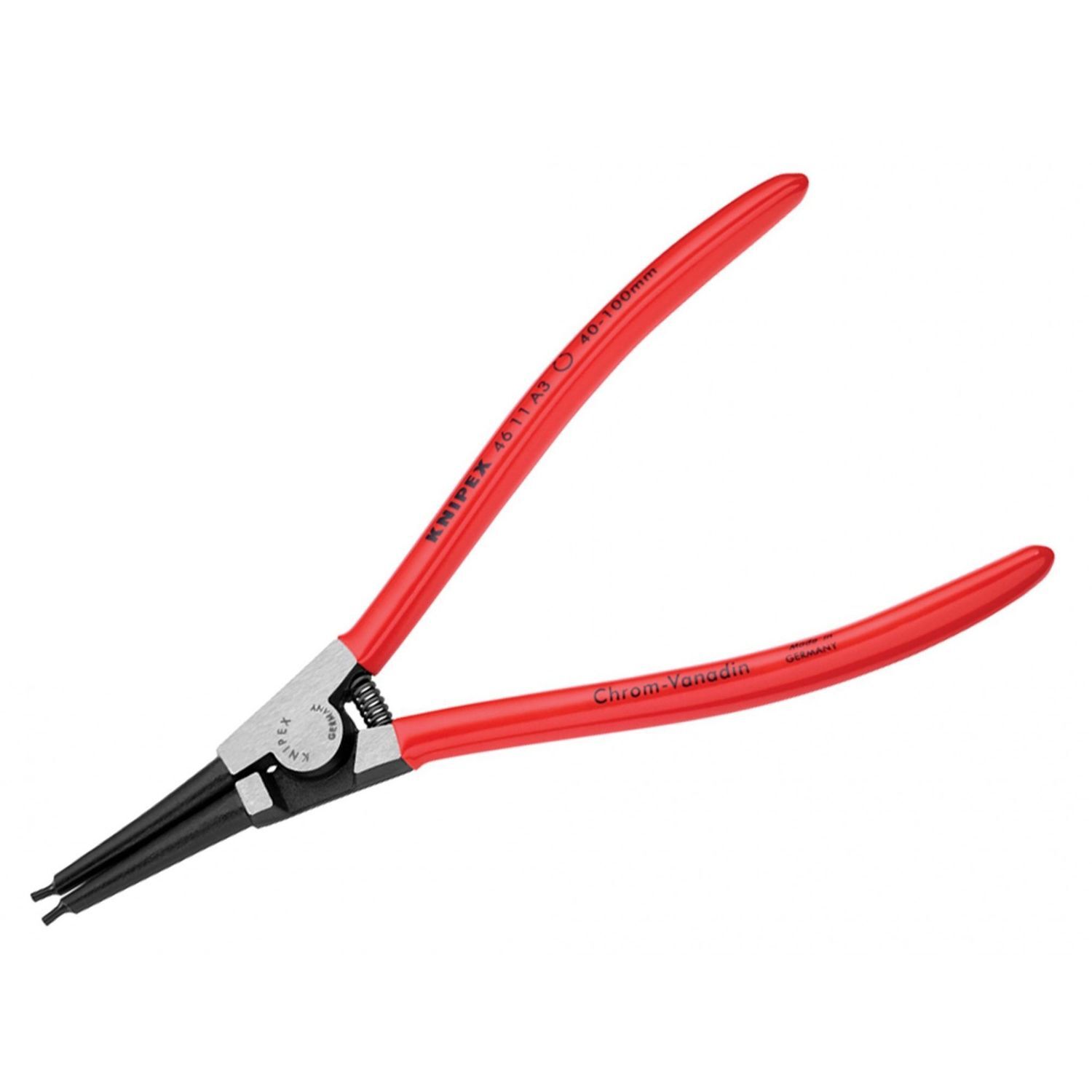 Knipex 46 11 Series External Straight Circlip Pliers - Multi Colour