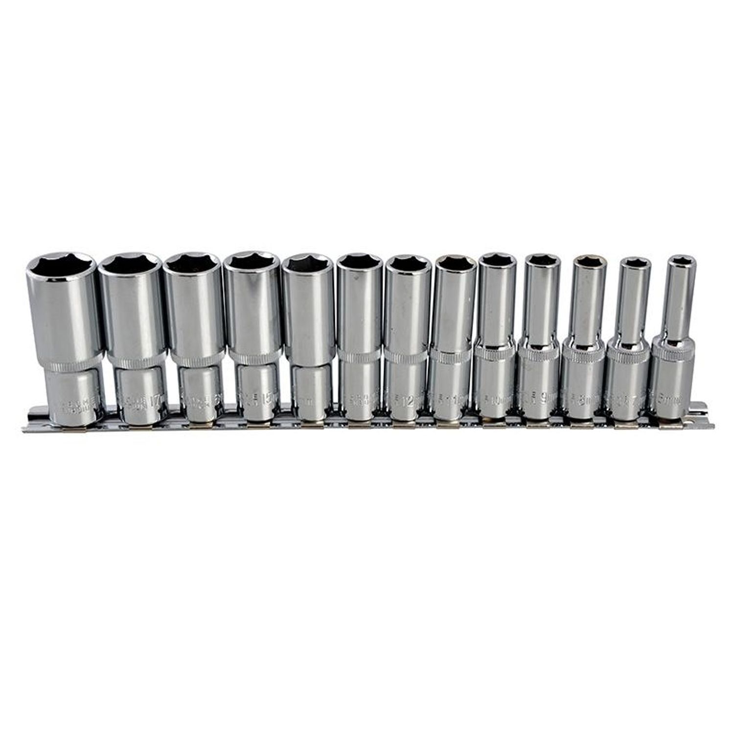 Bluespot Tools 3/8In Drive Deep Socket Set, 13 Piece - Multi Colour