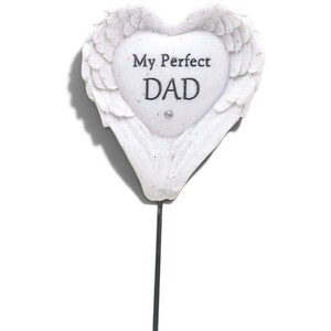 My Perfect Dad Angel Wings Graveside Stake