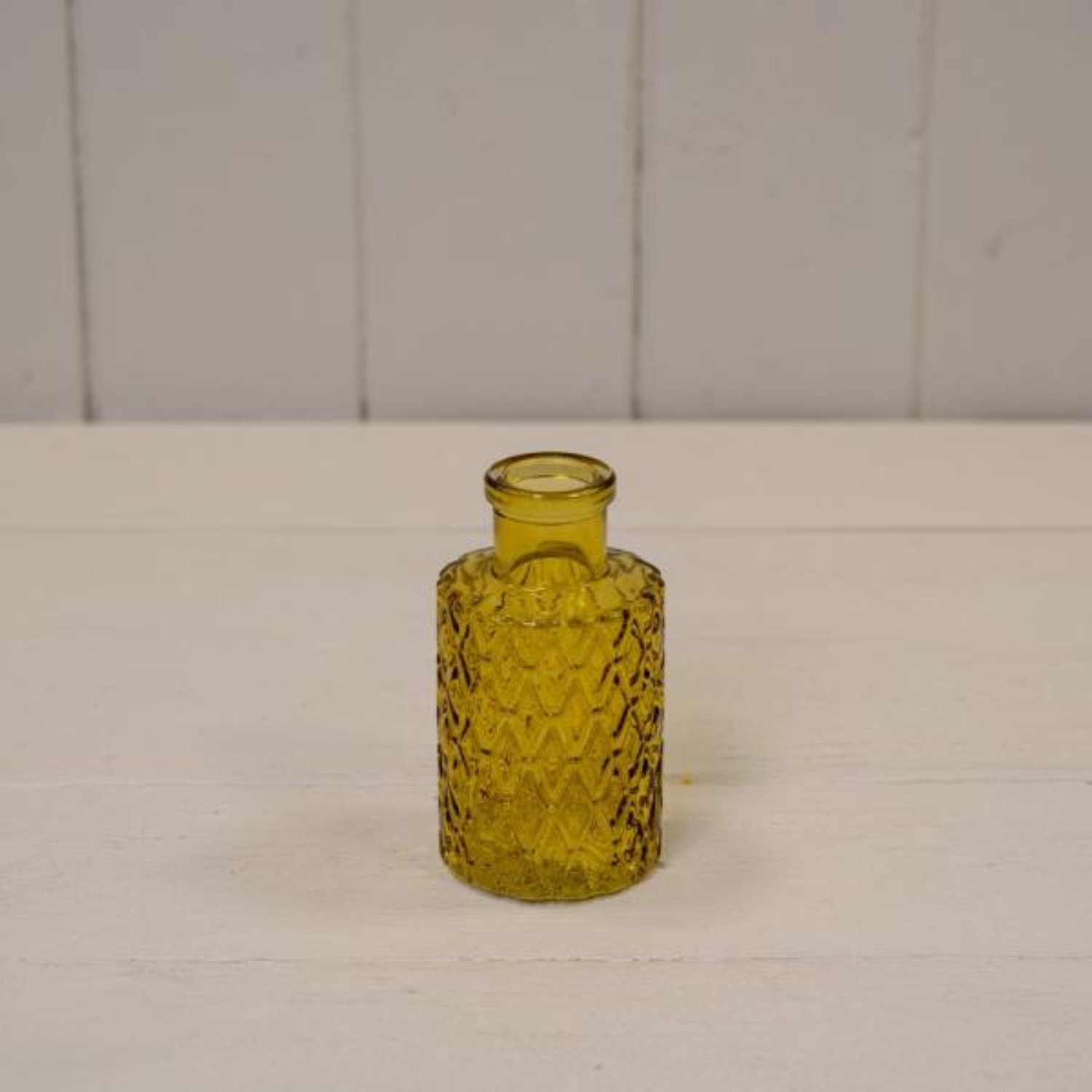 Kdmd Unisex Yellow Geometric Glass Bottle - Image 2