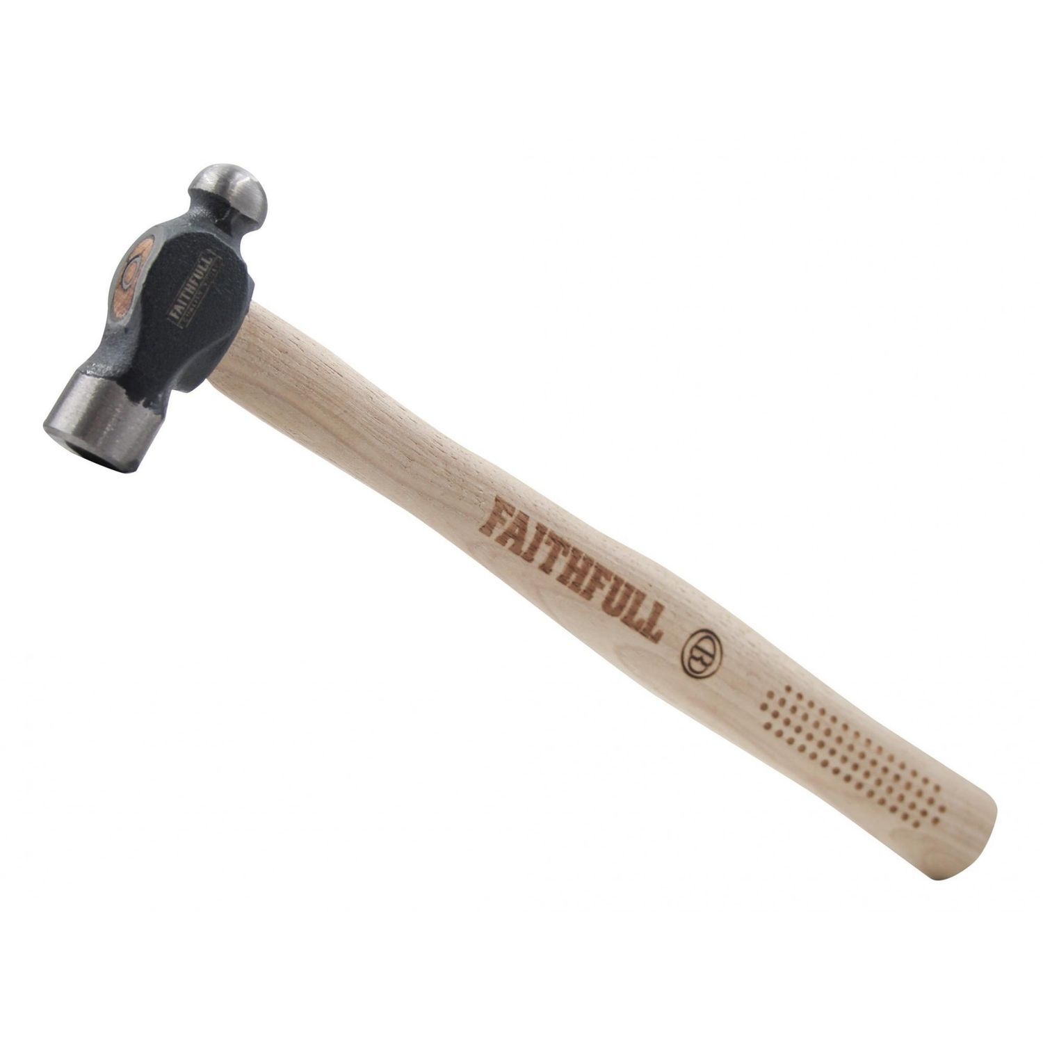 Faithfull Ball Pein Hammer, Hickory Handle - Multi Colour