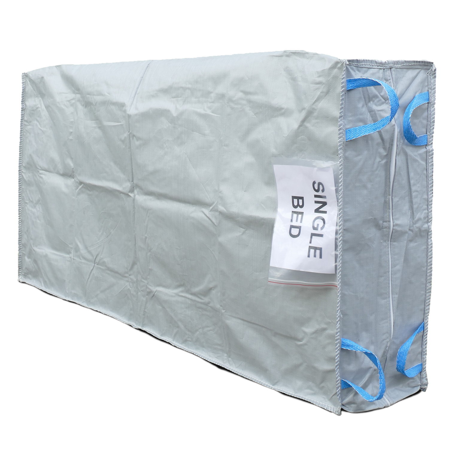 Sackmaker Black Mattress Moving Bag - Heavy Duty - Choose Your Size - Thick Industrial Grade Mattress Bag With Handles - Mattress Storage & Moving Bag (Single) - Image 2