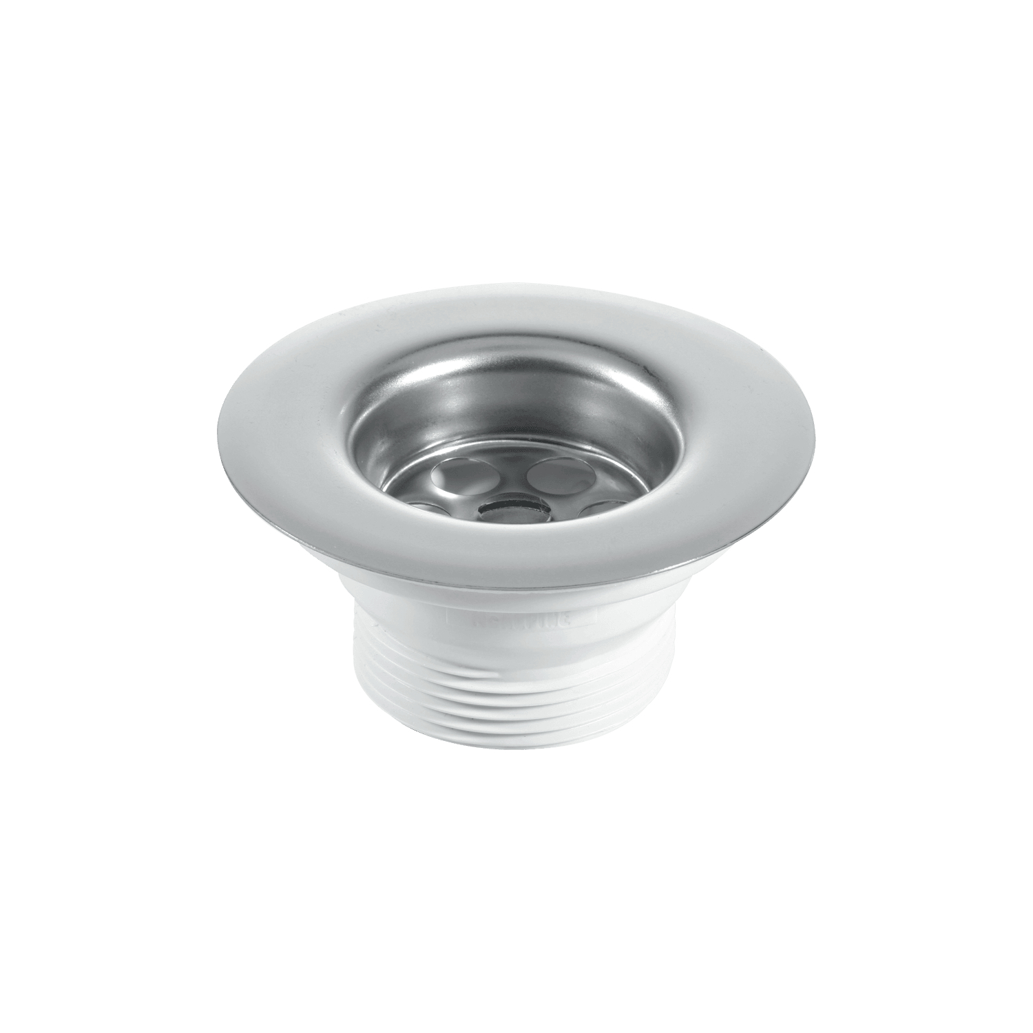 Mcalpine Bsw3pc Centre Pin Sink Waste: 85Mm Stainless Steel Flange With Plug - Image 3