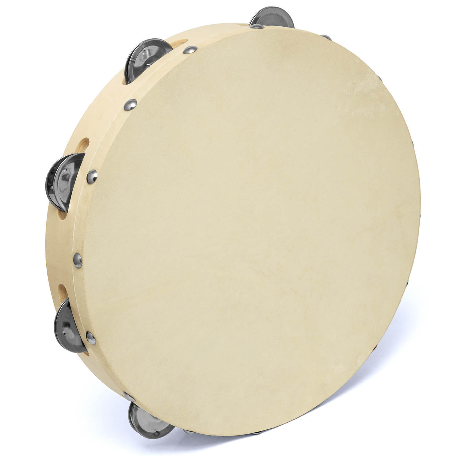 Tiger Music Tambourine Single Row - Neutral