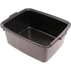 Addis Butler Rectangular Bowl Soft Black 12.5 Litre