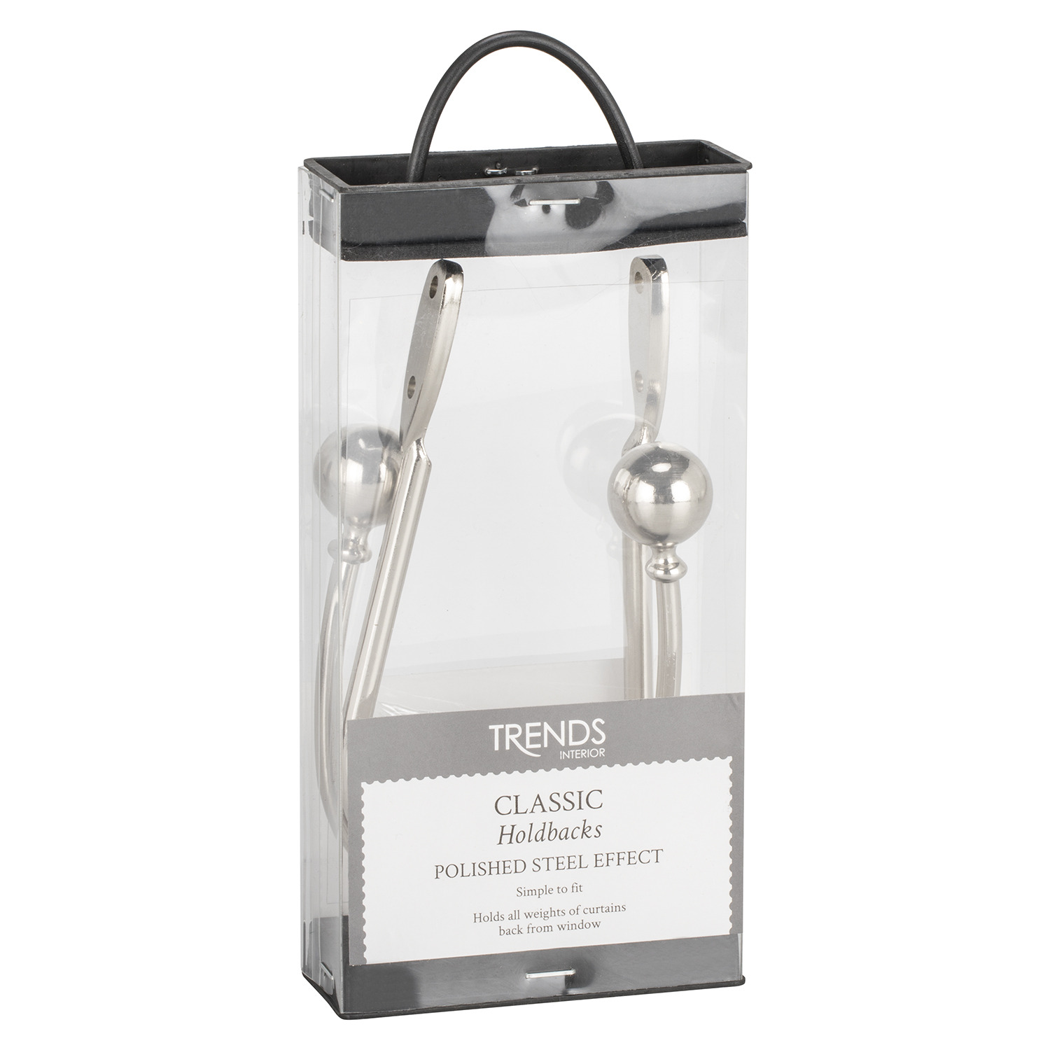 Classic Curtain Holdbacks - Metallic