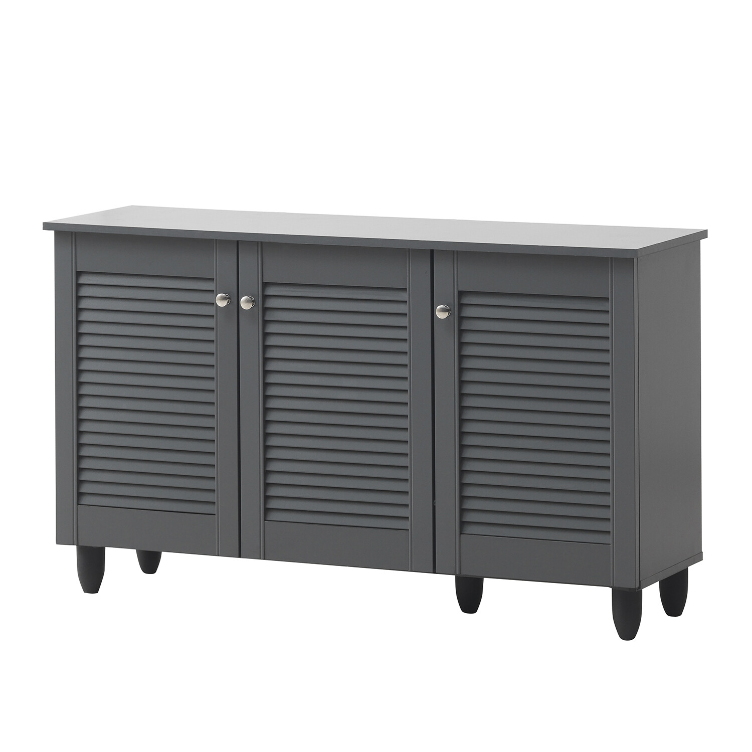 Essentials Shoe Cabinet - Grey / 114cm thumbnail