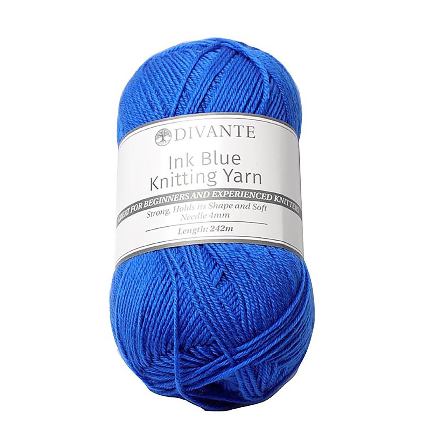 Divante Basic Knitting Yarn - Ink Blue