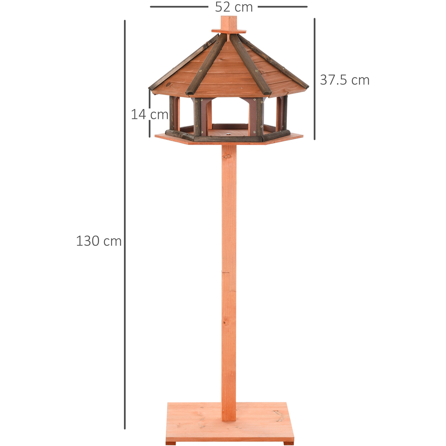 Picture of Wooden Bird Feeder Bird Table