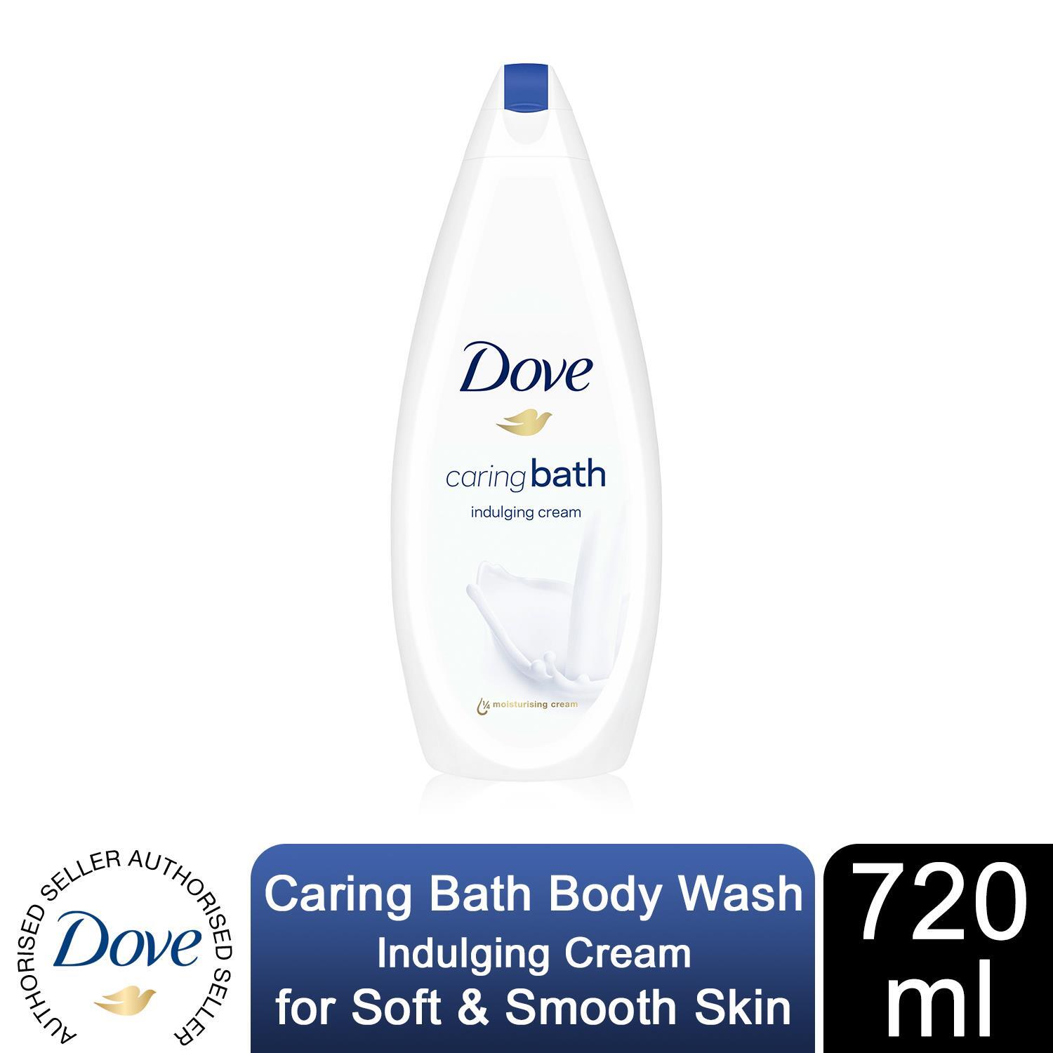 Dove Caring Bath Indulging Cream Bath Soak With Moisturising Cream, 6X720ml - Buy 1 / 10Cm