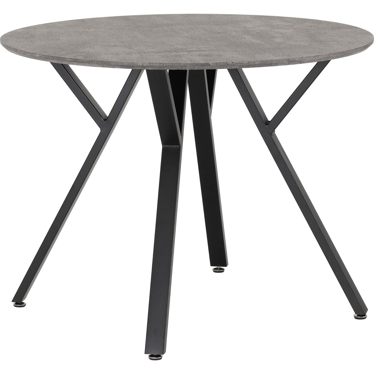 Athens Round Dining Set - Concrete Effect