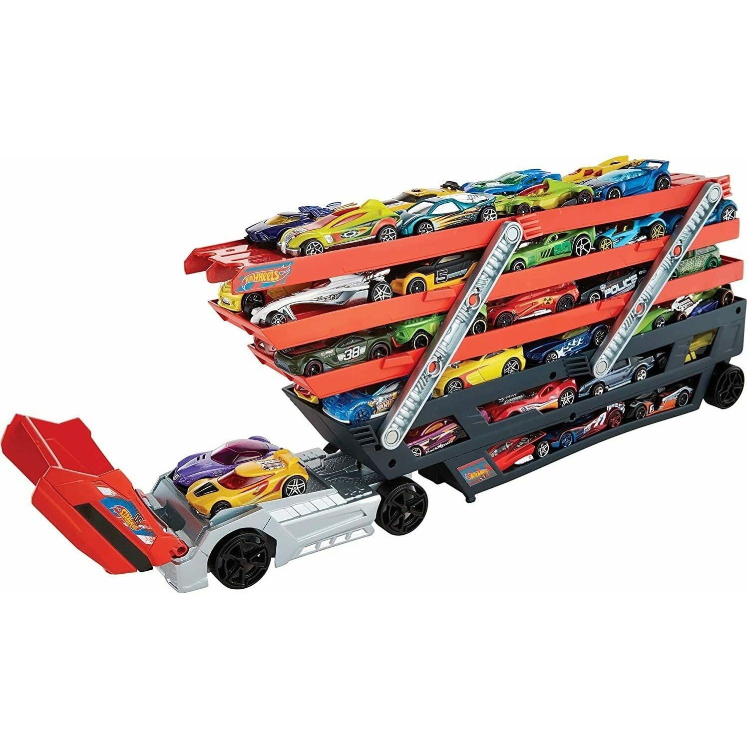 Mega Hauler Truck Transporter With 6 Expandable Levels 