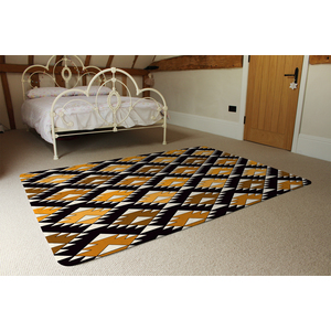Repeated Triangles Rug