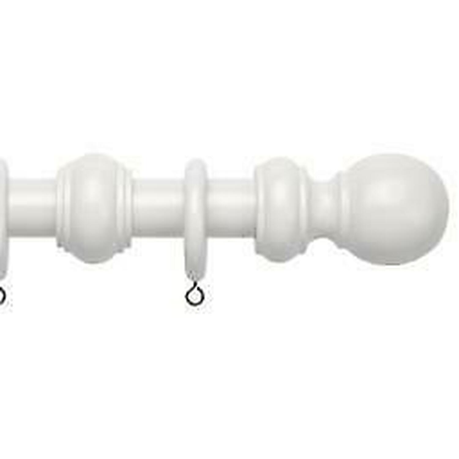 Rectangular Curtain Pole Complete Wooden Curtain Pole Set